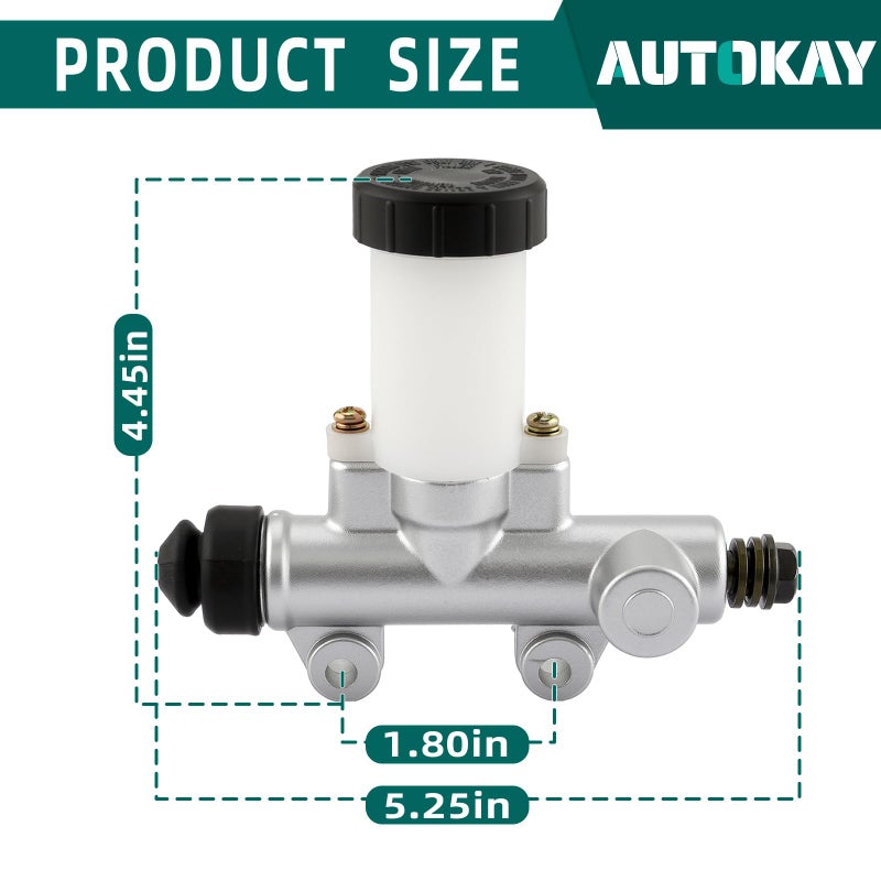 AUTOKAY Hammerhead 80T TrailMaster MID 6.000.305 XRS XRX Go Kart Brake Master Cylinder - Image 3